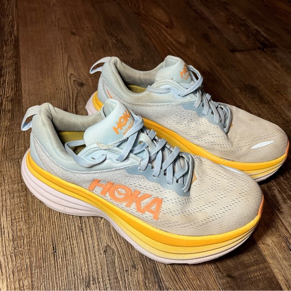 Hoka Bondi 8 in Summer Song Size 8.5 WIDE - Picture 2 of 7